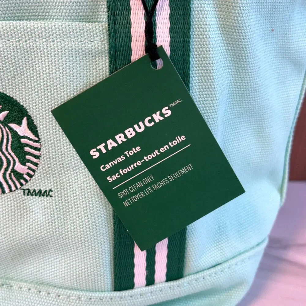 Authentic Starbucks Road Trip Collection Canvas Tote Bag